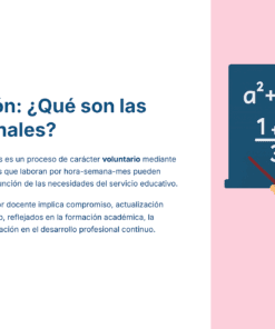 Guía de Estudio HORAS ADICIONALES MATEMÁTICAS Educación Secundaria- USICAMM 2026 - 2027 + (Simulador 90 Reactivos) 37 Una persona con gafas y chaqueta marrón señala una pizarra con ecuaciones matemáticas. El texto de la izquierda explica la asignación voluntaria de horas lectivas adicionales y destaca su importancia y requisitos.