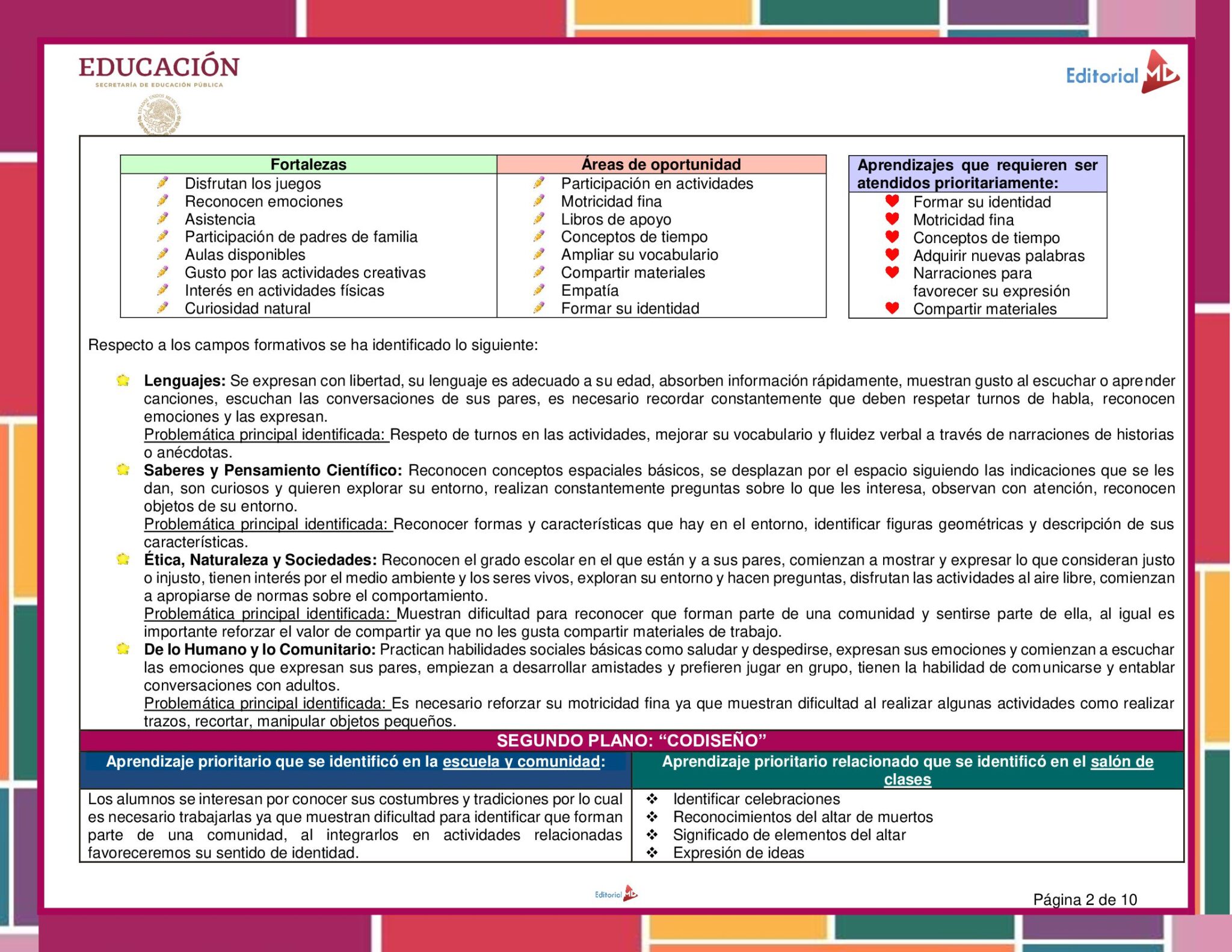 Planeación Elementos en el Altar de Muertos para Preescolar 3 Planeación Elementos en el Altar de Muertos para Preescolar - Image 3
