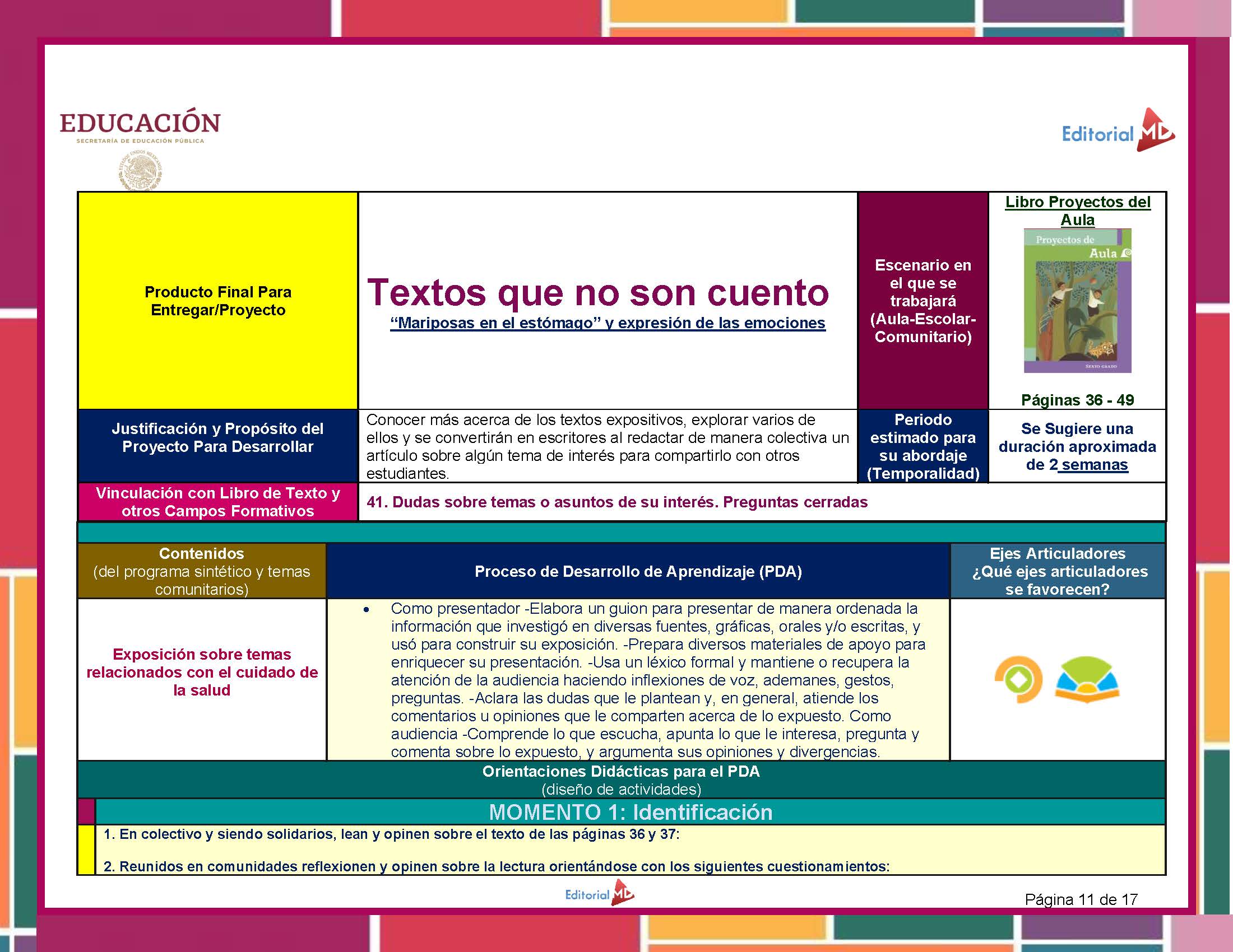 Planeación de Febrero Sexto Grado de Primaria 2025 – 2026 NEM