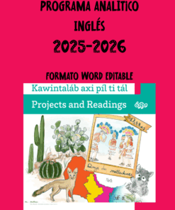 Programa Analítico Inglés Primaria Quinto