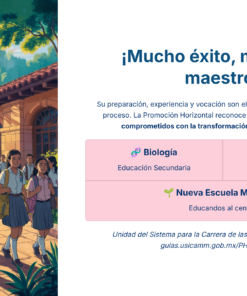 60 Mucho exito maestra y maestro