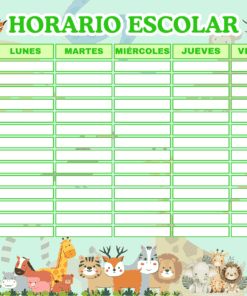 Horarios escolares