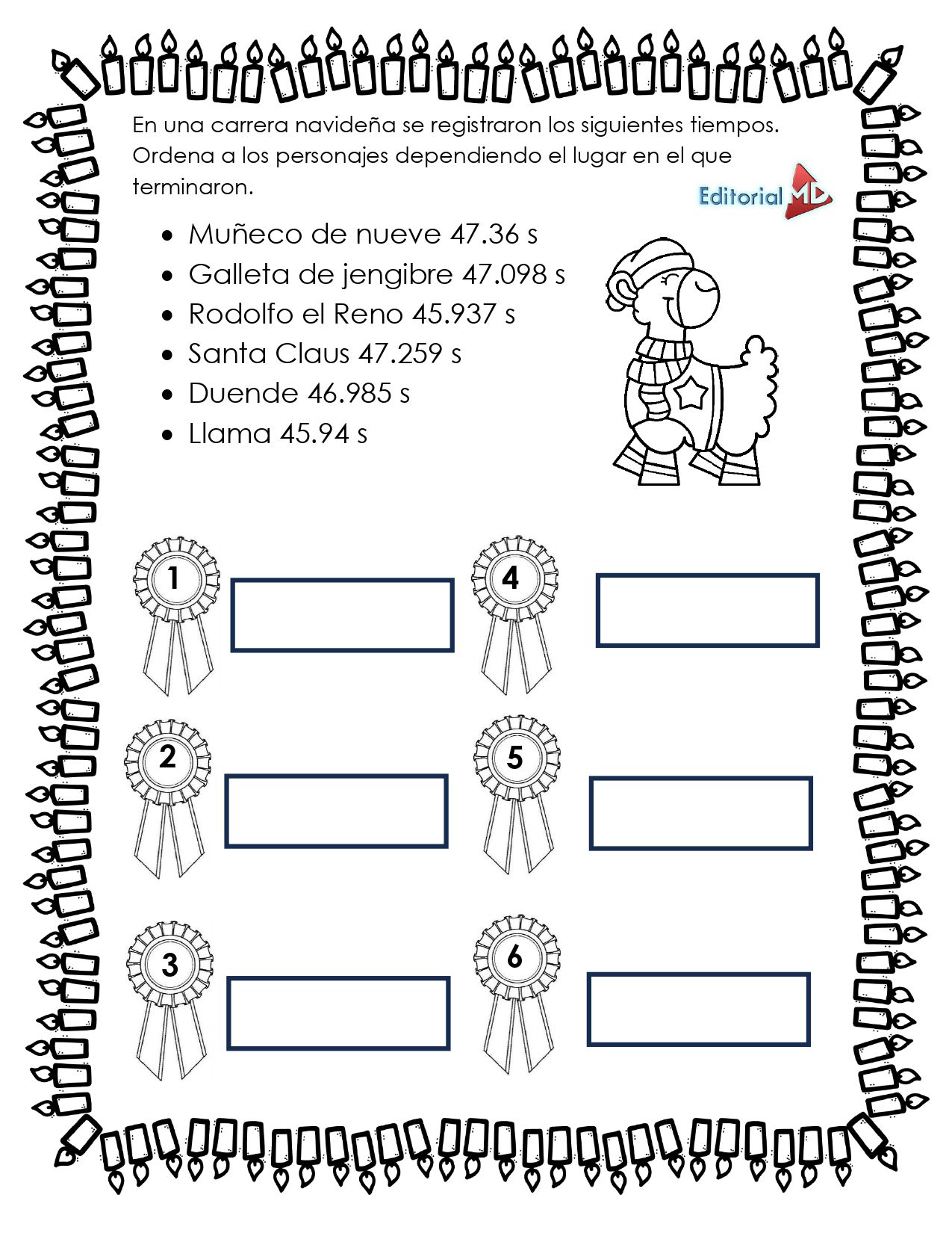 Cuadernillos Matemáticos Navideños para Primaria MD ¡GRATIS! 4 Cuadernillos Matemáticos Navideños para Primaria MD ¡GRATIS! - Image 4