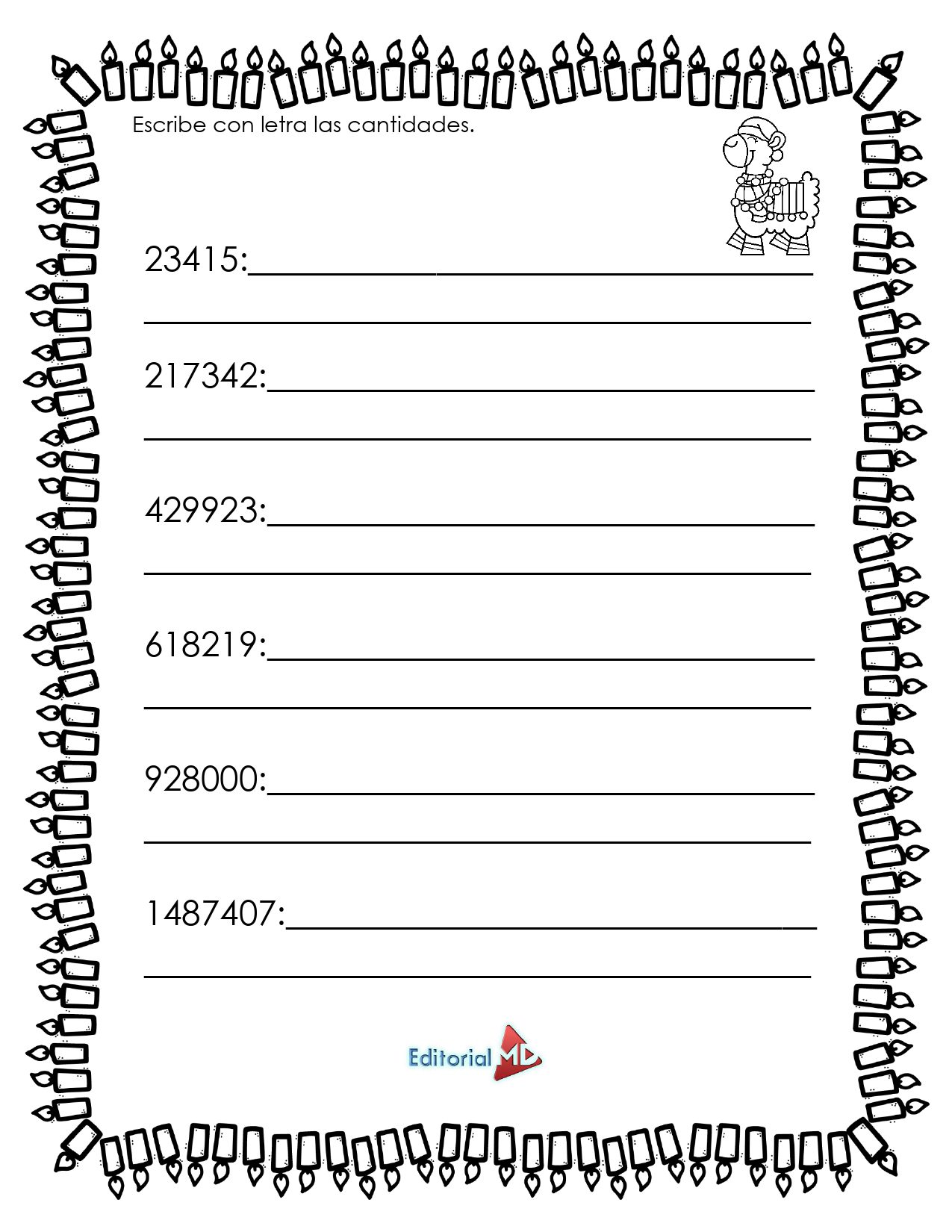 Cuadernillos Matemáticos Navideños para Primaria MD ¡GRATIS! 5 Cuadernillos Matemáticos Navideños para Primaria MD ¡GRATIS! - Image 5