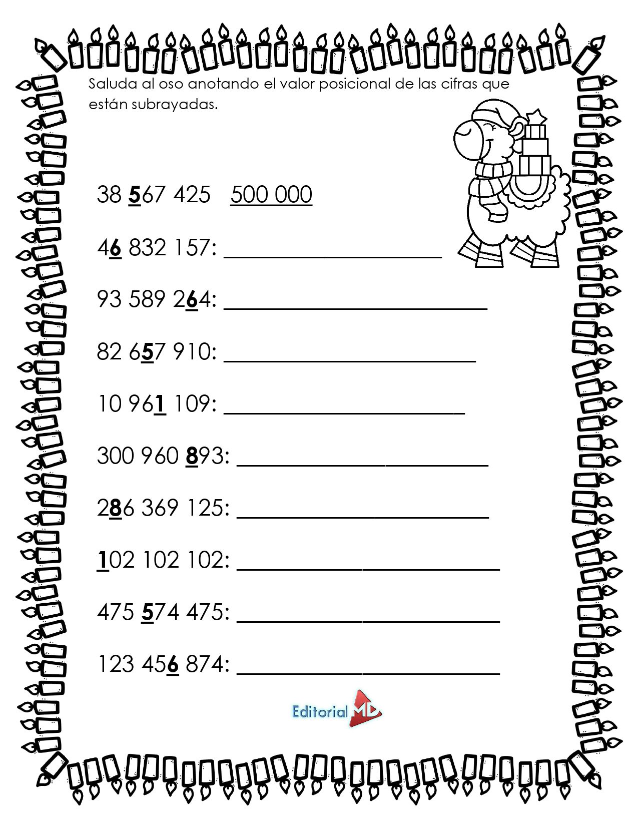 Cuadernillos Matemáticos Navideños para Primaria MD ¡GRATIS! 6 Cuadernillos Matemáticos Navideños para Primaria MD ¡GRATIS! - Image 6