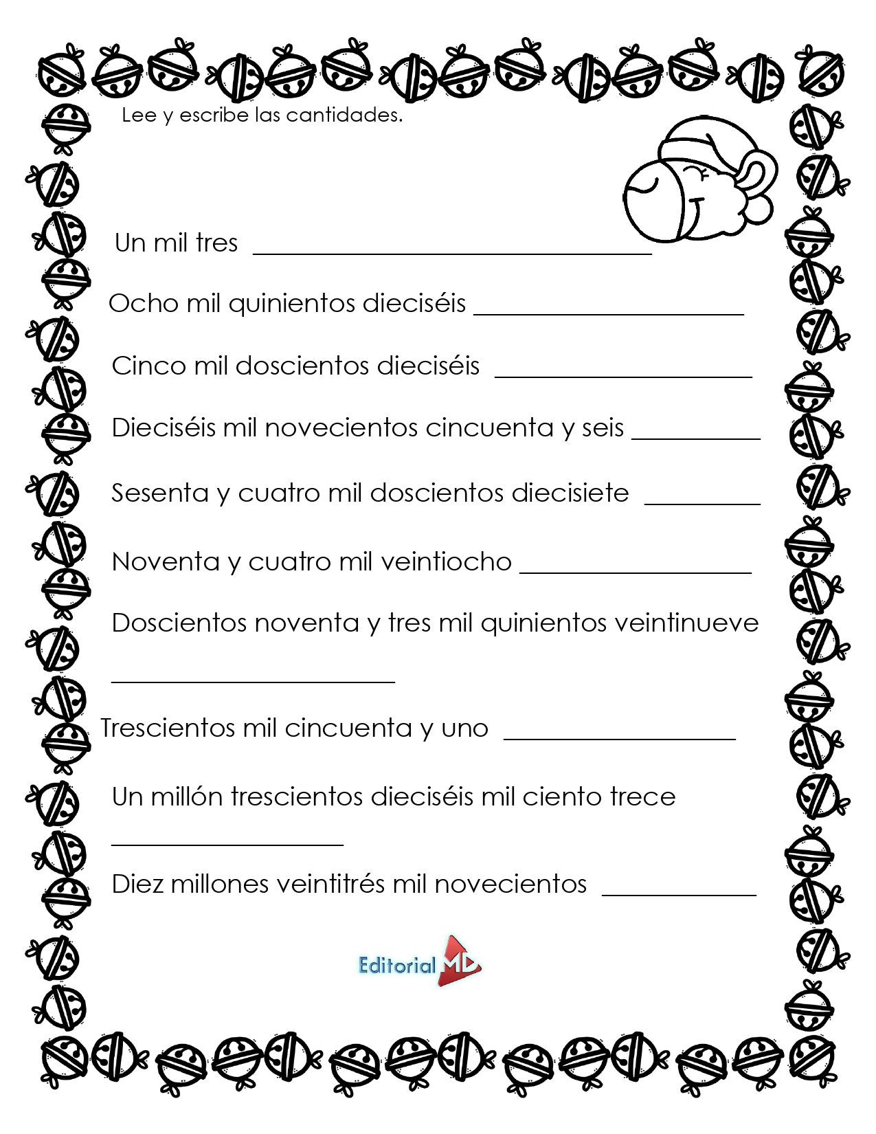 Cuadernillos Matemáticos Navideños para Primaria MD ¡GRATIS! 7 Cuadernillos Matemáticos Navideños para Primaria MD ¡GRATIS! - Image 7