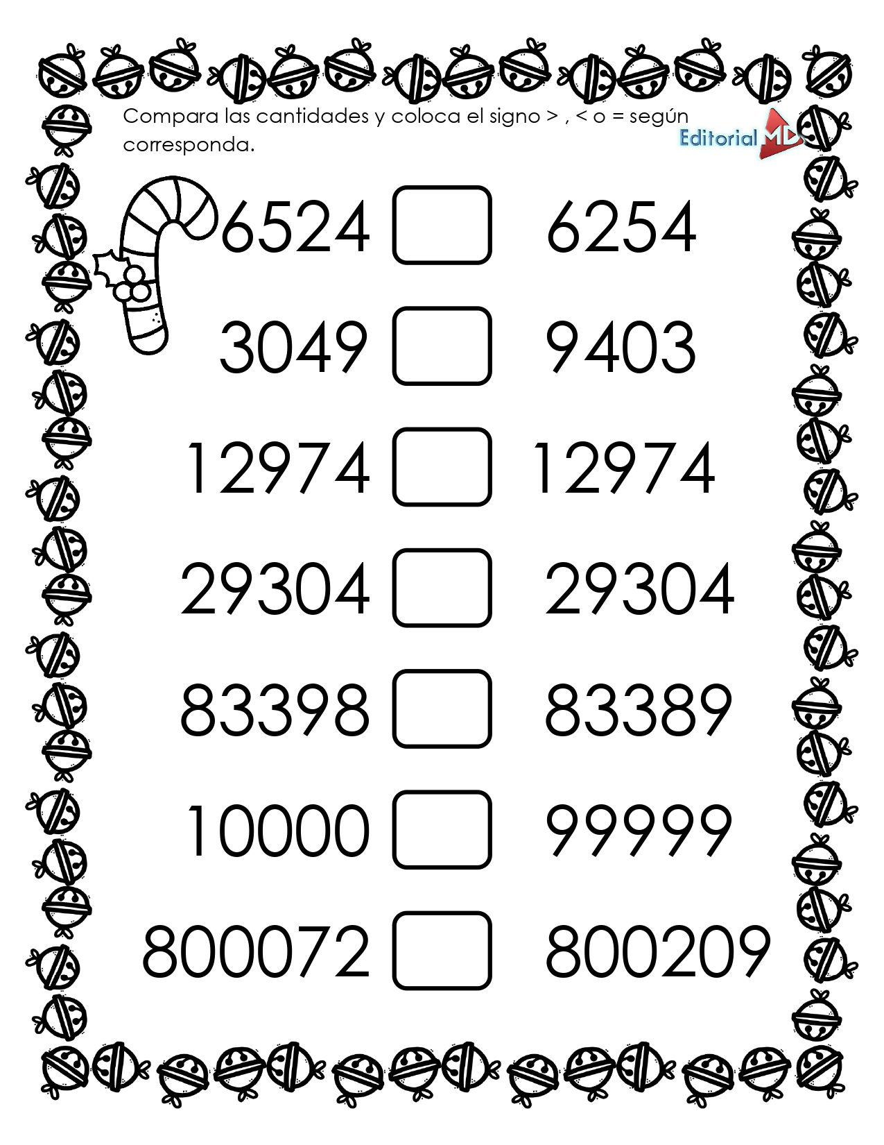 Cuadernillos Matemáticos Navideños para Primaria MD ¡GRATIS! 9 Cuadernillos Matemáticos Navideños para Primaria MD ¡GRATIS! - Image 9