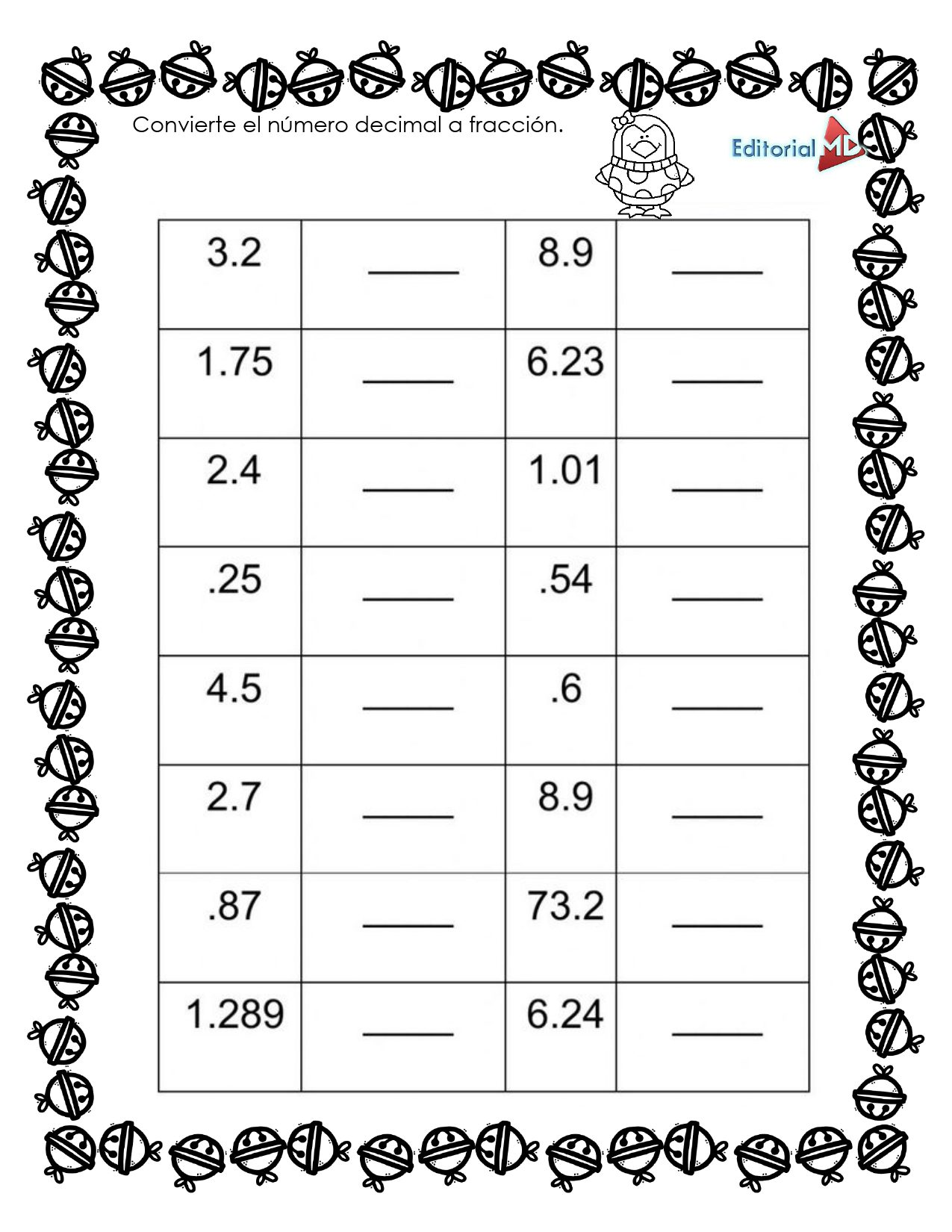Cuadernillos Matemáticos Navideños para Primaria MD ¡GRATIS! 12 Cuadernillos Matemáticos Navideños para Primaria MD ¡GRATIS! - Image 12