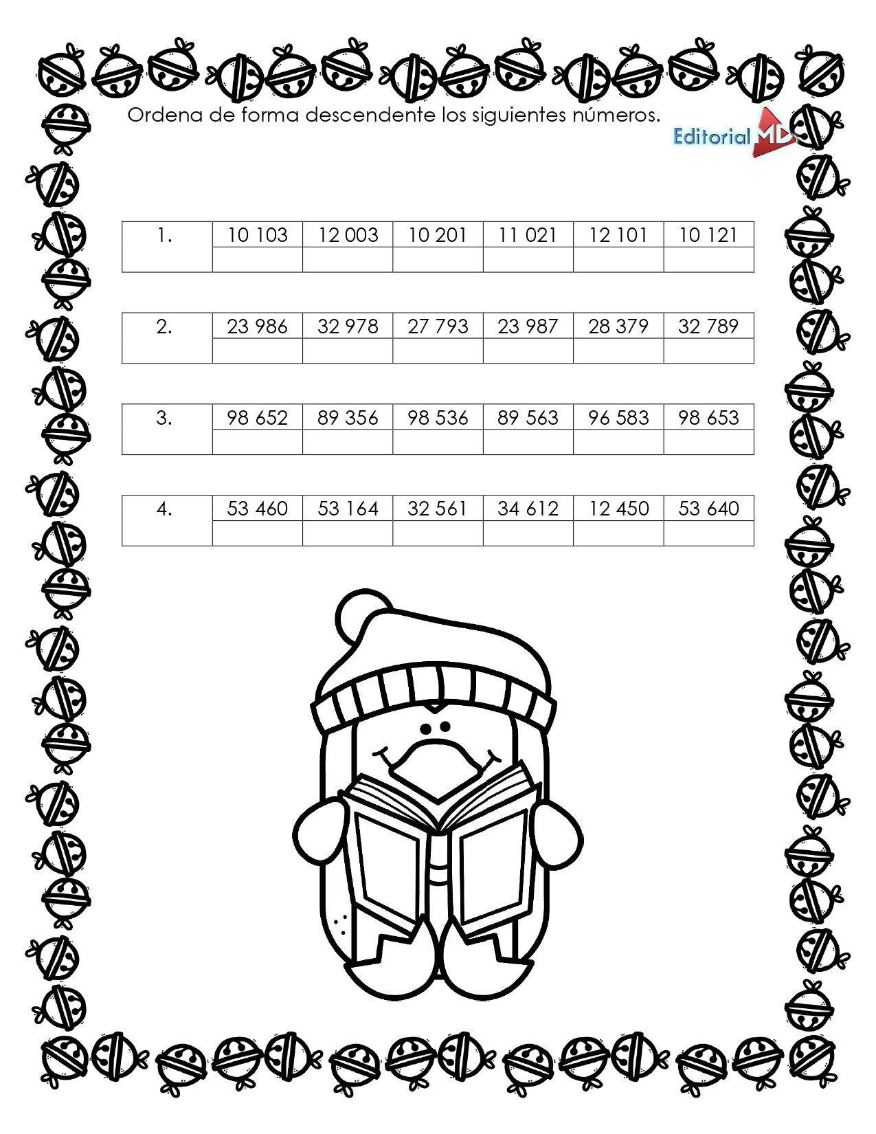 Cuadernillos Matemáticos Navideños para Primaria MD ¡GRATIS! 16 Cuadernillos Matemáticos Navideños para Primaria MD ¡GRATIS! - Image 16