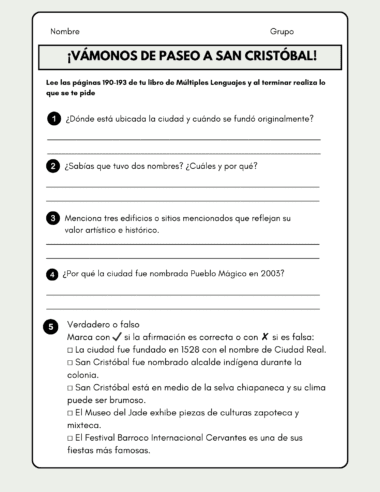 Cuadernillo de comprensión lectora. Múltiples Lenguajes. Cuarto grado. Tomo III - Image 7