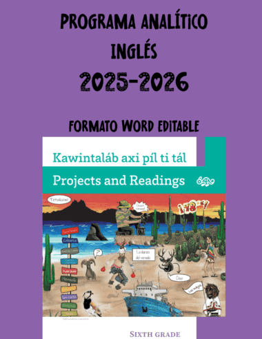 Programa Analítico Inglés Primaria Sexto