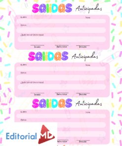 Colorido formulario titulado 