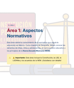 Guía de Estudio Admisión GEOGRAFÍA Educación Secundaria- USICAMM 2026 - 2027 + (Simulador 90 Reactivos) 22 Una diapositiva educativa digital titulada