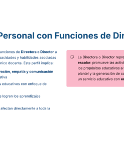 Paquete Promoción a DIRECTOR ESCOLAR – Educación Media Superior (Carta de Exposición de Motivos + Plan de Mejora Continua + Guía EMS) EMS BACHILLERATO 2026–2027 22 Diapositiva que explica el papel del