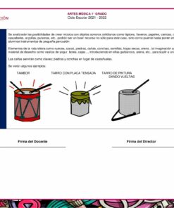 Aparece en pantalla un plan de lección titulado 