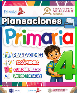 Planeaciones por Proyectos de 1° a 6° (Todos los Grados) PAQUETE PRIMARIA NEM (2026 - 2027) + Exámenes + Fichas de Trabajo 50 7ma Sesion CTE 2