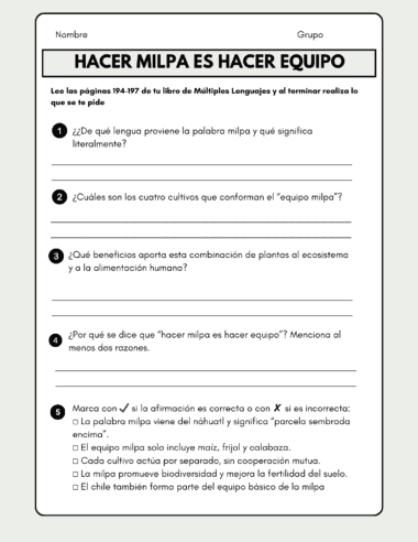 Cuadernillo de comprensión lectora. Múltiples Lenguajes. Cuarto grado. Tomo III - Image 8