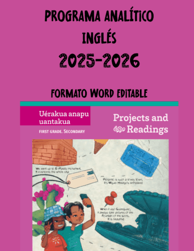 Programa Analítico Inglés Secundaria Primero