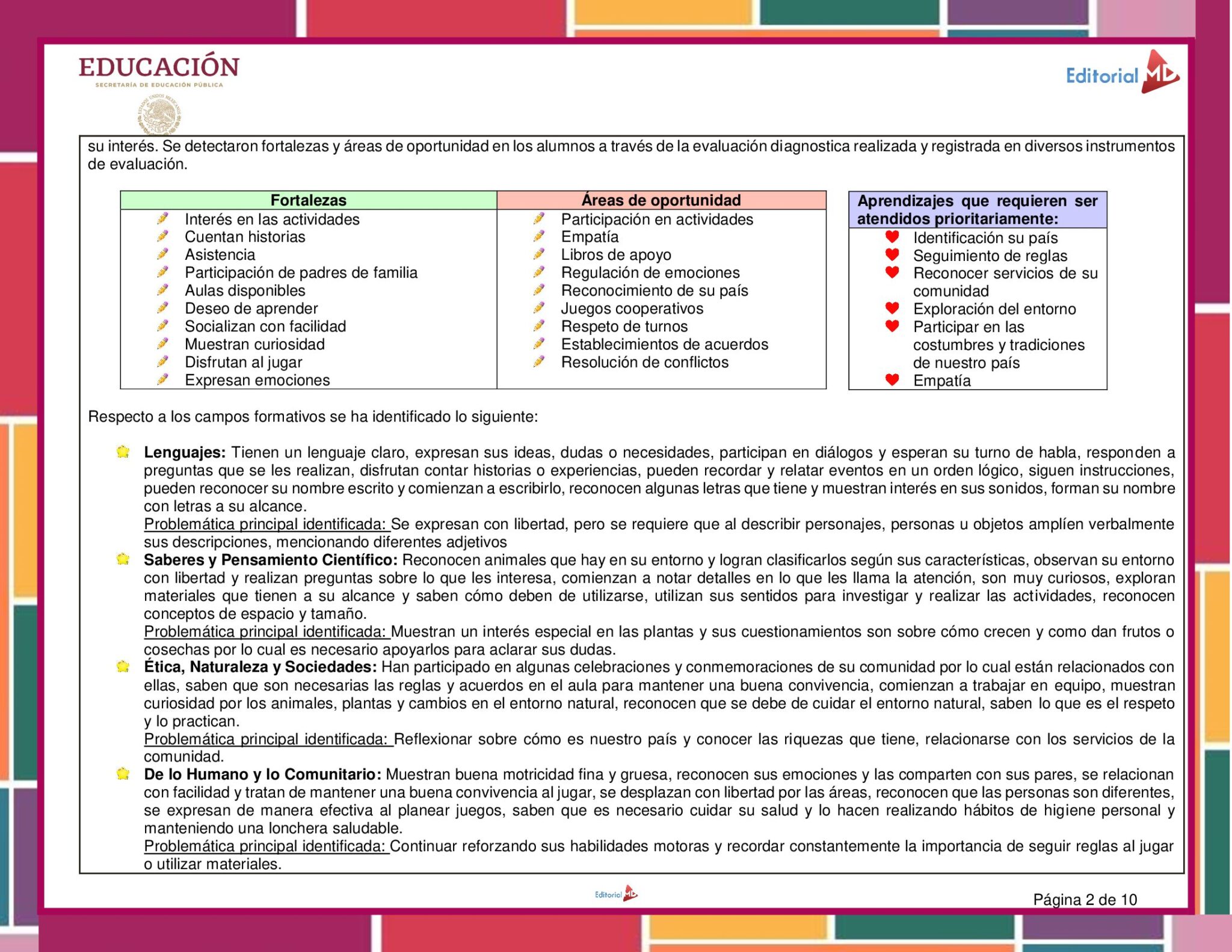 Planeación México, mi País para Preescolar 3 Planeación México, mi País para Preescolar - Image 3