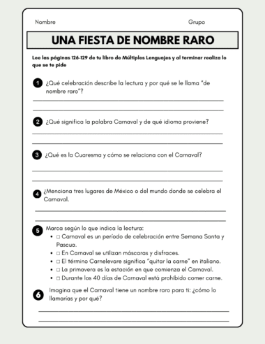 Cuadernillo de comprensión lectora. Múltiples Lenguajes. Cuarto Grado. Tomo II - Image 9