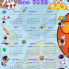 Calendario para niños y niñas mas de 25 plantillas