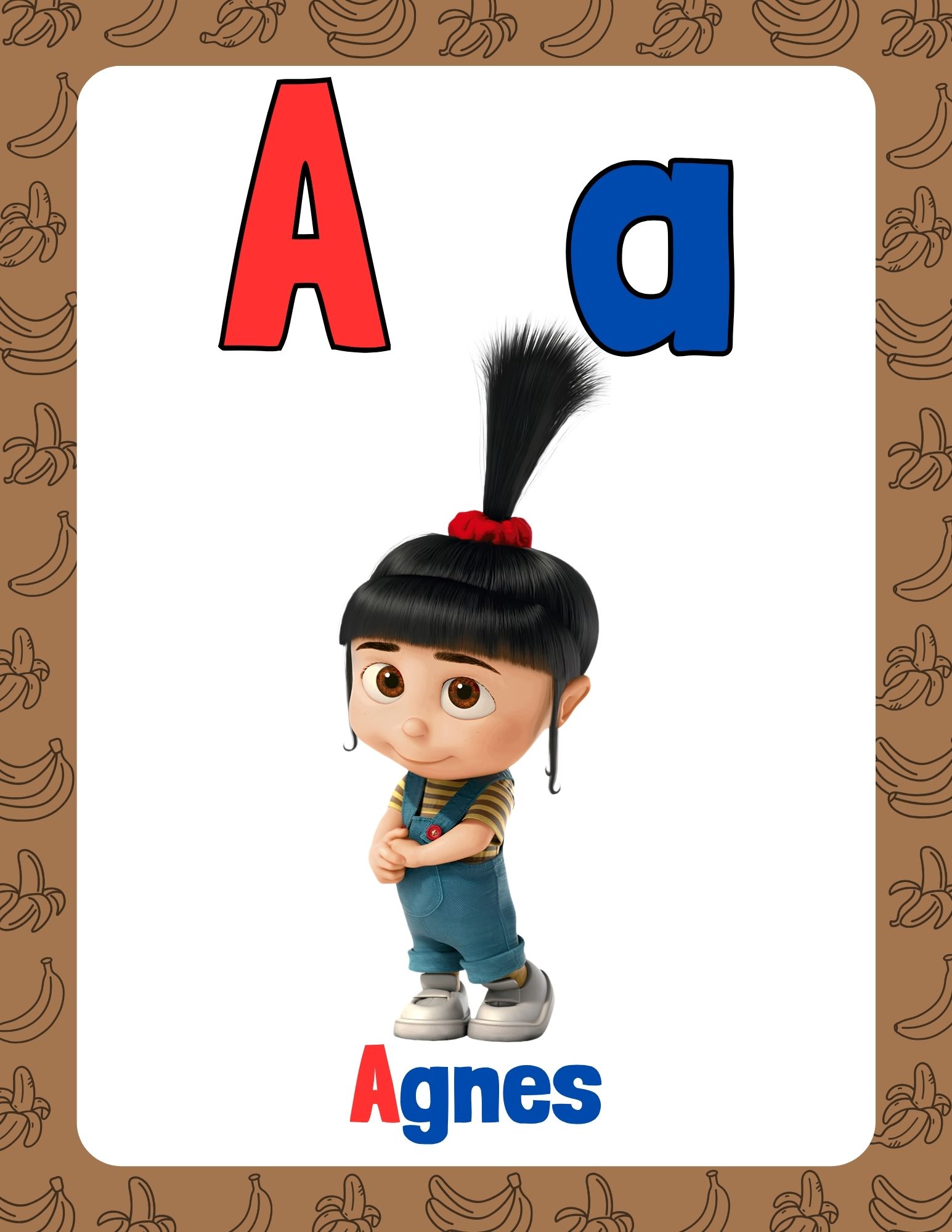Abecedario temático "Minions" 2 Abecedario temático "Minions" - Imagen 2