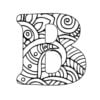 MANDALAS PARA COLOREAR ABECEDARIO 7 Una letra