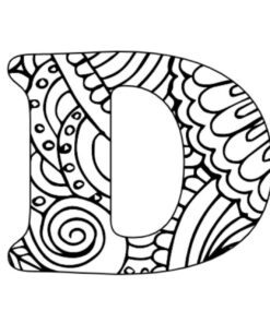 MANDALAS PARA COLOREAR ABECEDARIO 9 La letra