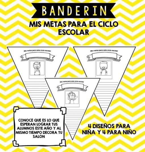 ANUNCIO BANDERINES DE METAS