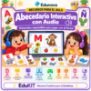 Abecedario Interactivo con Audio para Preescolar y Primaria | 27 Letras con Voz, Juegos Educativos y Portal Interactivo