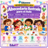 Abecedario Ilustrado para Preescolar y Primaria | 27 Carteles, 86 Tarjetas, 27 Fichas y 6 Juegos de Sonido Inicial