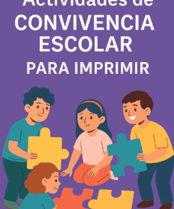 Actividades de Convivencia Escolar para imprimir