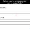 Actividades de DESACUERDO Y CONFLICTO