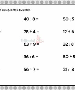 Actividades divicion