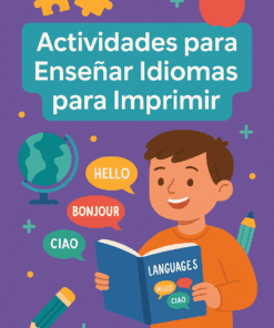 Actividades para enseñar Idiomas para Imprimir