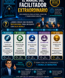 El Manual del Facilitador Extraordinario 7 Afiche subir la motivacion de un equipo
