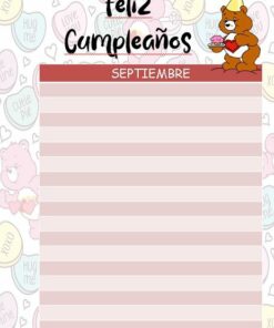 Una lista de deseos de cumpleaños, inspirada en la magia de Agenda Perpetua Care Bears.