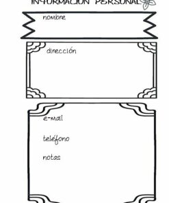 Un formulario en español en blanco y negro titulado 