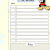Agenda Escolar y o Personal Mickey 07