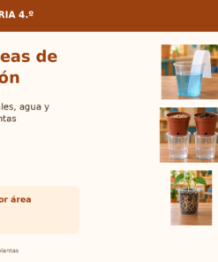 Investigamos Agua, Suelo y Plantas | 4.º de Primaria | 20 Experiencias con Fichas, Guías, Word, PowerPoint y Portal HTML 11 Agua Suelo y Plantas Promocional 04