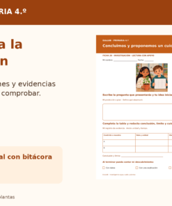 Investigamos Agua, Suelo y Plantas | 4.º de Primaria | 20 Experiencias con Fichas, Guías, Word, PowerPoint y Portal HTML 13 Agua Suelo y Plantas Promocional 06