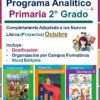 Planeación octubre segundo grado de primaria  Ciclo 2023-2024