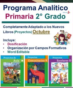 Planeación octubre segundo grado de primaria  Ciclo 2023-2024
