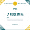 Gráfico DIPLOMAS PARA EL DÍA DE LAS MADRES titulado 