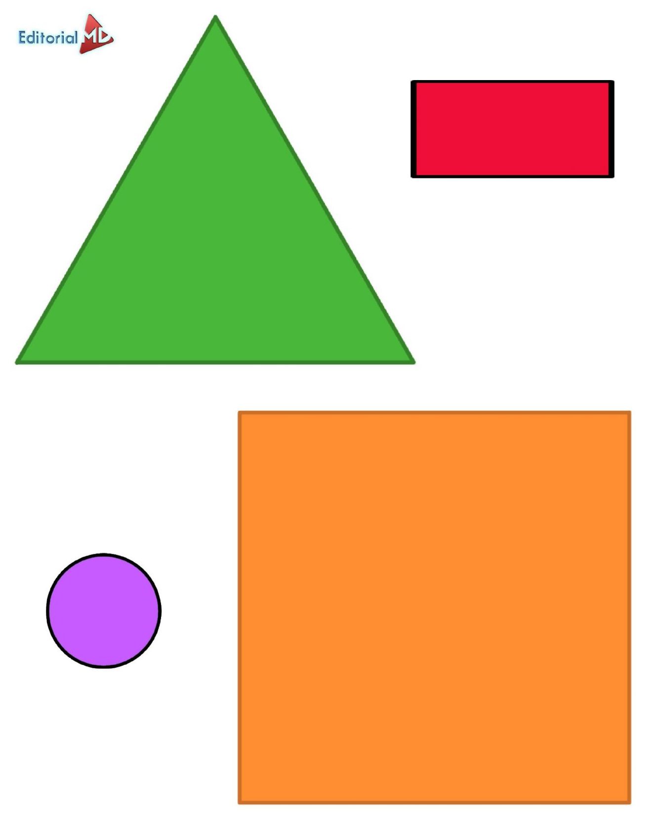 Aprendiendo las figuras geométricas y los colores para niños 01