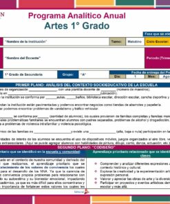 Artes 1° Programa Analitico Editorial MD page 0001