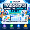 Programa Analítico y Planeaciones de Artes 3.º de Secundaria | Proyectos Artísticos | Word Editable