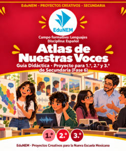 Atlas de Nuestras Voces | EduNEM Español Secundaria 1.º a 3.º | Diversidad de lenguas en 10 sesiones