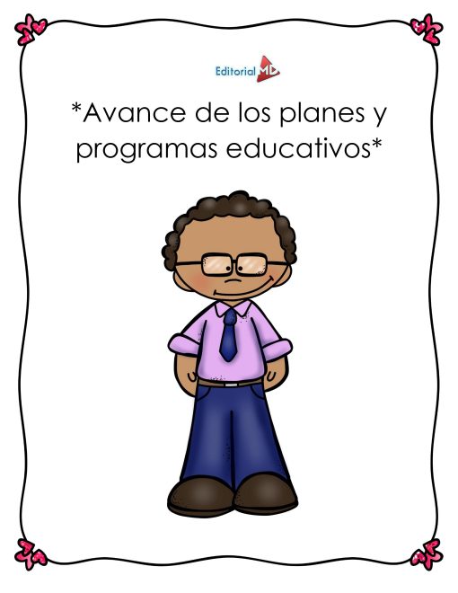 Avance de los planes y programas educativos 01