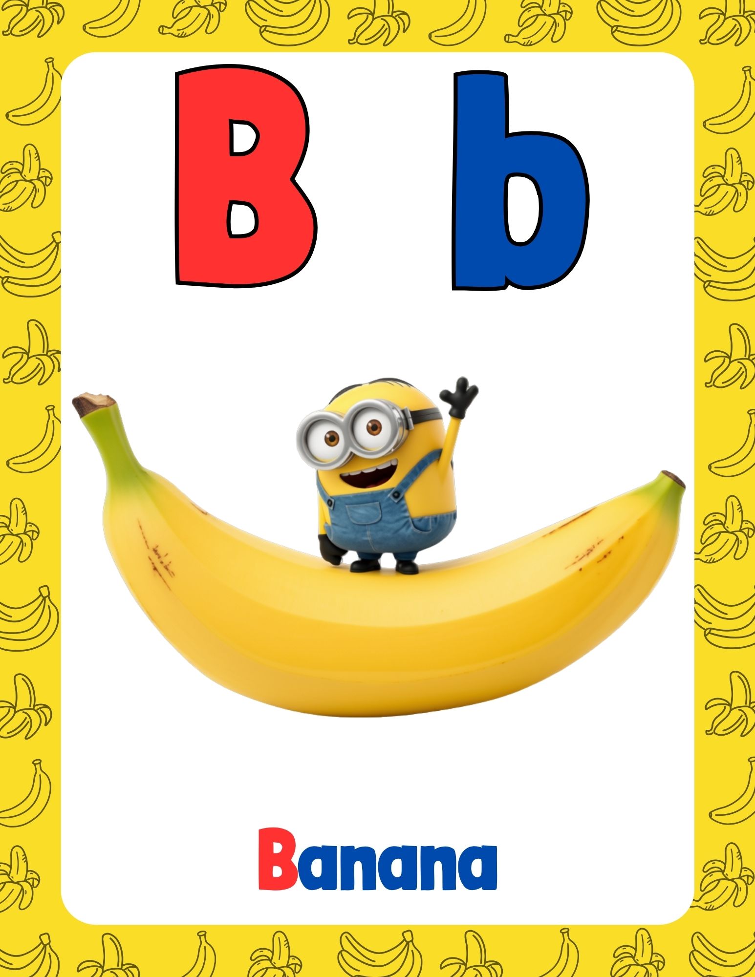 Abecedario temático "Minions" 3 Abecedario temático "Minions" - Imagen 3